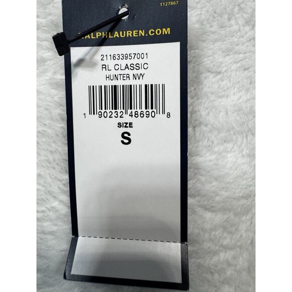 Polo Ralph Lauren Cardigan Sweater Womens Small Hunter Navy Blue W/leather Clasp - Picture 5 of 9